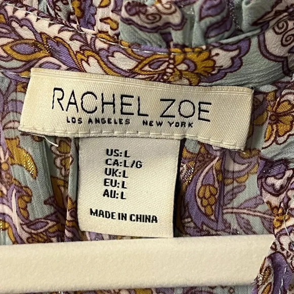 Women’s Rachel Zoe Top Size Large - Picture 3 of 7